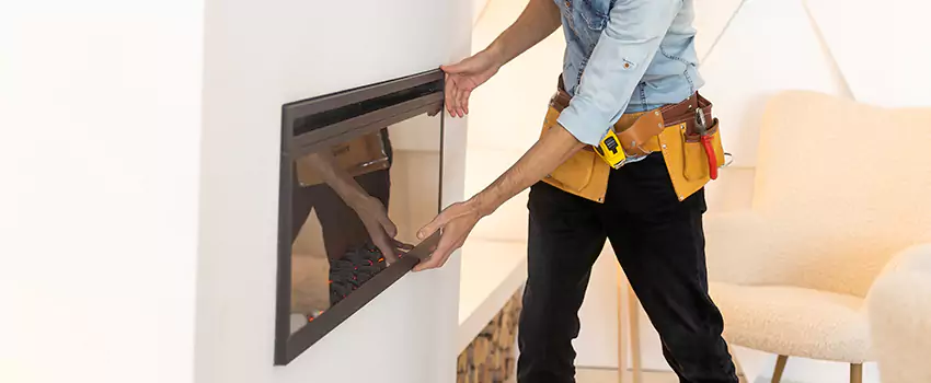 Metal Fireplace Installation in Severna Park, Maryland