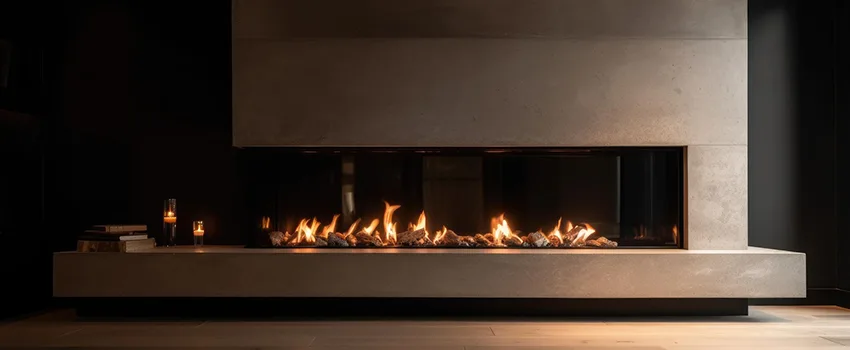 Gas Fireplace Ember Bed Design Services in Severna Park, Maryland