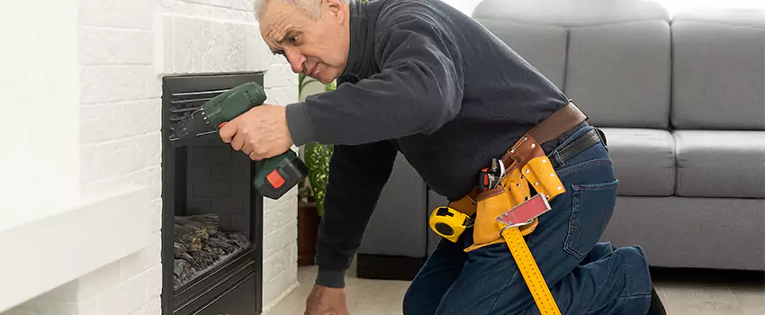 New Indoor Fireplace Installation in Severna Park, Maryland