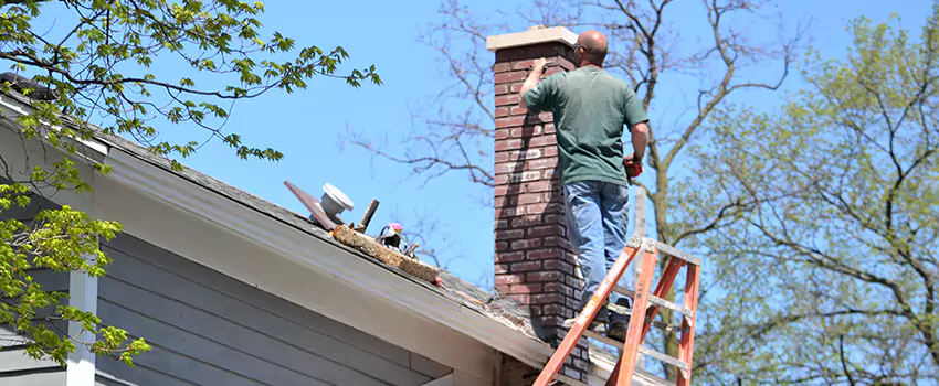 Vinyl and PVC Chimney Flashing Installation in Severna Park, MD