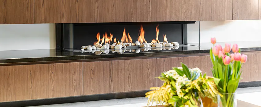 Double-height Fireplace Design Refurbishment in Severna Park, Maryland