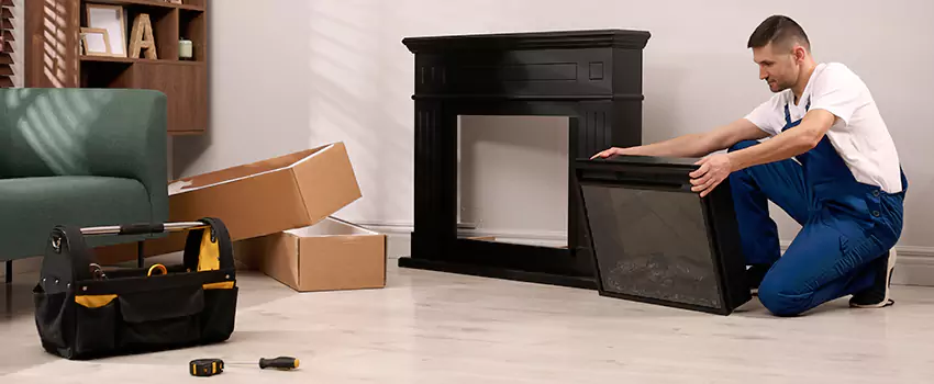 Old Rusted Metal Fireplace Repair And Replacement in Severna Park, MD